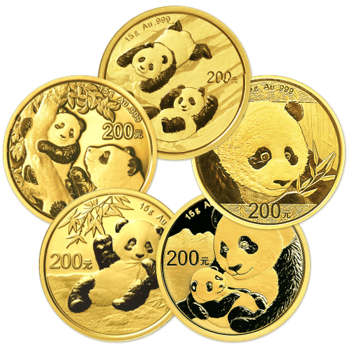 15 gram Random Year Chinese Panda Gold Coin | Chinese Mint