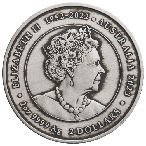 2 oz 2023 Ningaloo Eclipse Antiqued Colourized Silver Coin | Perth Mint