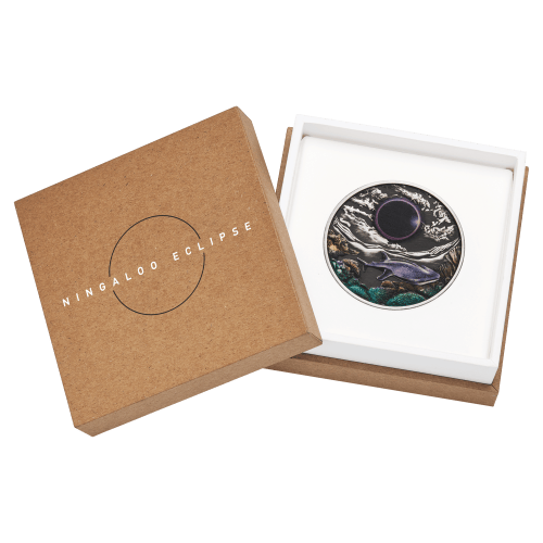 2 oz 2023 Ningaloo Eclipse Antiqued Colourized Silver Coin | Perth Mint
