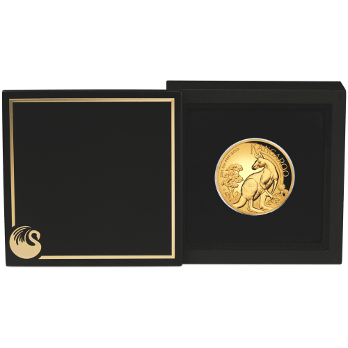 Pièce 2 onces en or épreuve numismatique Haut relief Kangourou australien | Monnaie de Perth