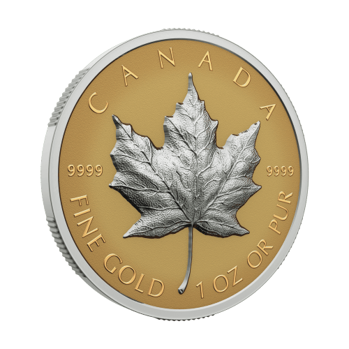 1 oz 2023 Ultra High Relief Maple Leaf Gold Coin | Royal Canadian Mint
