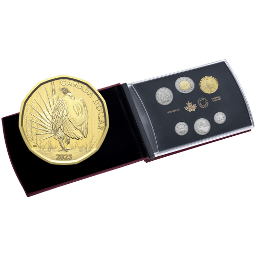 Set of 6 x 2023 Conservation Stories: Sage-Grouse Specimen Coins | Royal Canadian Mint