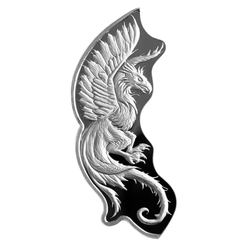 Set of 2 x 1 oz 2023 Silver Phoenix vs Dragon Silver Coins | PAMP Suisse