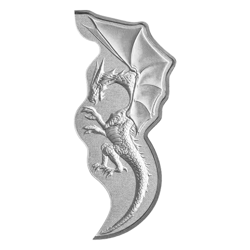 Set of 2 x 1 oz 2023 Silver Phoenix vs Dragon Silver Coins | PAMP Suisse