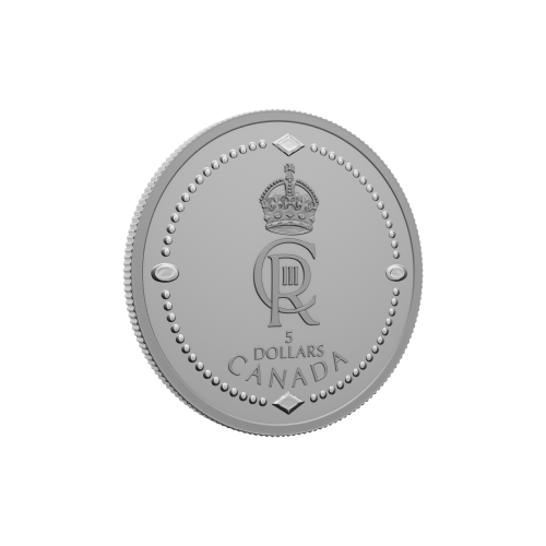 1/4 oz 2023 His Majesty King Charles III Royal Cypher Silver Coin | Royal Canadian Mint