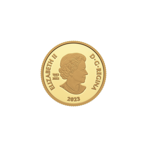 1/20 oz 2023 His Majesty King Charles III Royal Cypher Gold Coin | Royal Canadian Mint