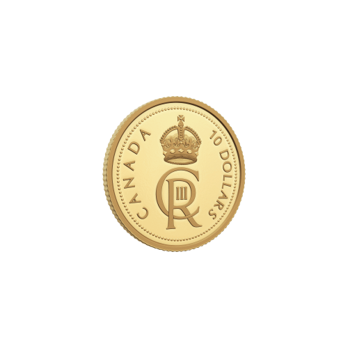 1/20 oz 2023 His Majesty King Charles III Royal Cypher Gold Coin | Royal Canadian Mint