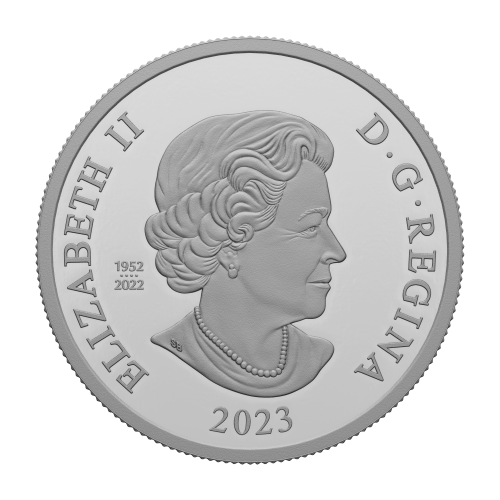 Pièce 3/4 once d'argent Monogramme royal de Sa Majesté le roi Charles III 2023 | Monnaie royale canadienne