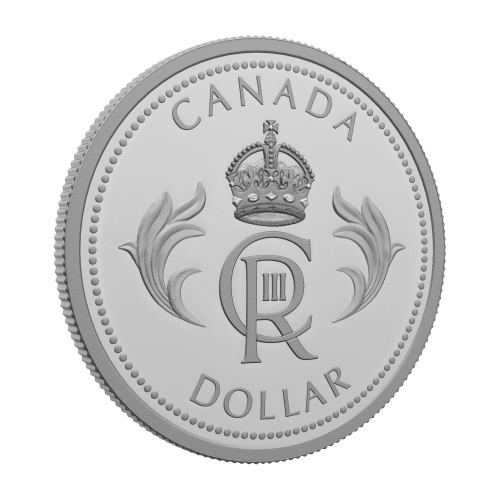 Pièce 3/4 once d'argent Monogramme royal de Sa Majesté le roi Charles III 2023 | Monnaie royale canadienne