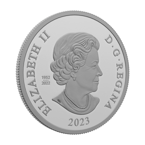 Pièce 3/4 once d'argent Monogramme royal de Sa Majesté le roi Charles III 2023 | Monnaie royale canadienne