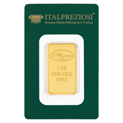 1 oz Gold Bar | Italpreziosi Mint