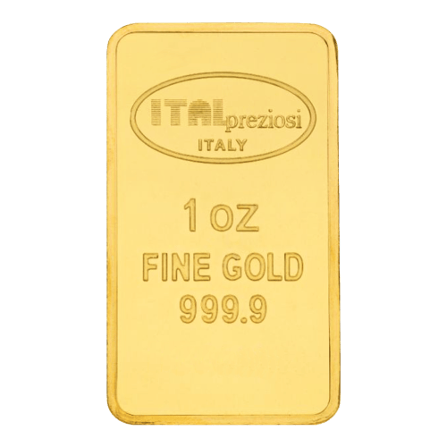 1 oz Gold Bar | Italpreziosi Mint