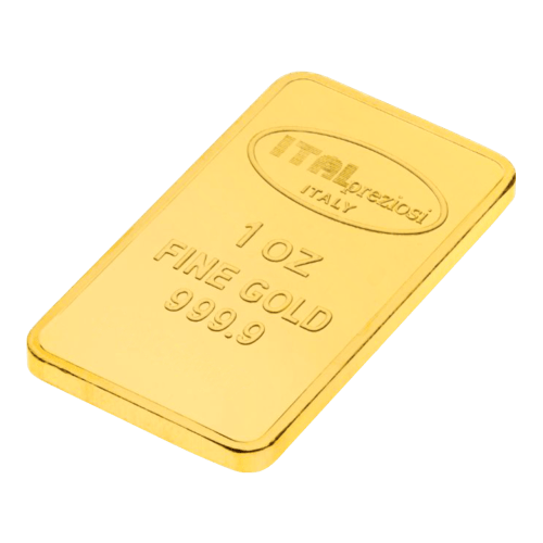 1 oz Gold Bar | Italpreziosi Mint | Silver Gold Bull US