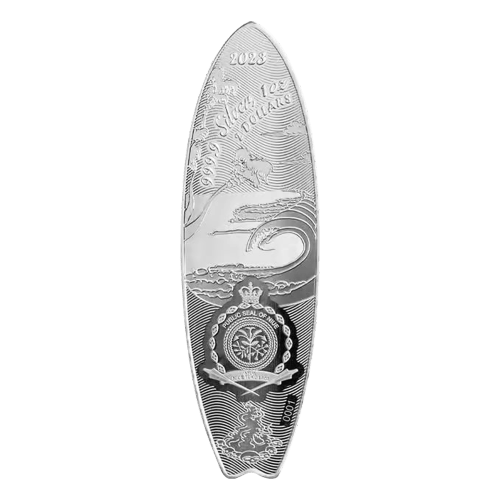 1 oz 2023 The Enforcer Surfboard Silver Coin | PAMP Suisse