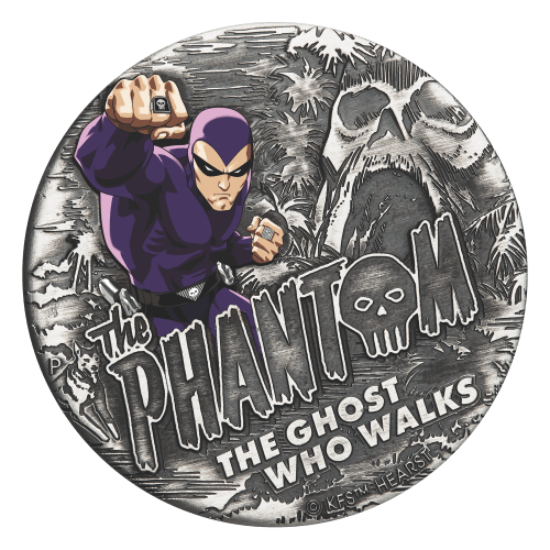 2 oz 2023 The Phantom Antiqued Coloured Silver Coin | Perth Mint