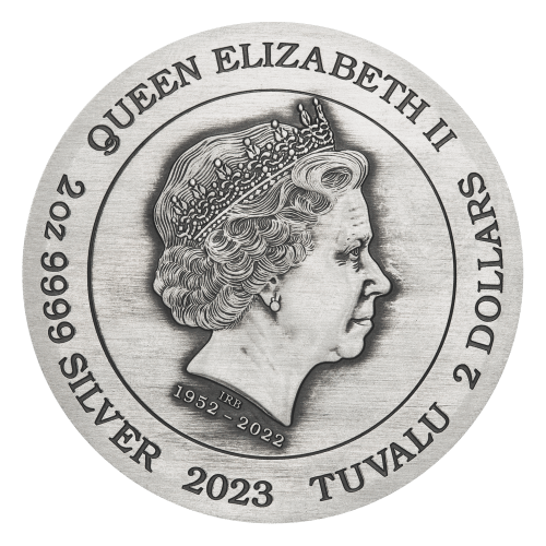 2 oz 2023 The Phantom Antiqued Coloured Silver Coin | Perth Mint