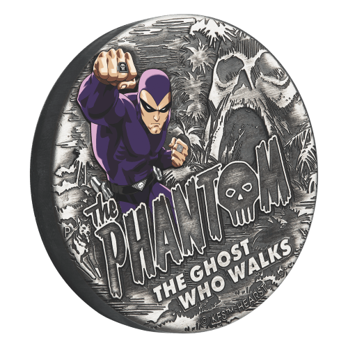 2 oz 2023 The Phantom Antiqued Coloured Silver Coin | Perth Mint