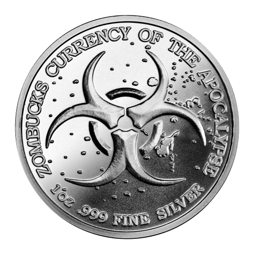 1 oz Zombucks World: Pandamonium Silver Round | Sunshine Minting