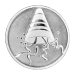 1 oz Party Hat Emoji Silver Round | Silvertowne Mint