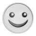 Ronde 1 once d'argent Émoji Smiley | Monnaie de SilverTowne