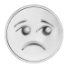 1 oz Sadface Emoji Silver Round | Silvertowne Mint