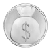 Ronde 1 once d'argent Émoji sac d'argent | Monnaie de SilverTowne