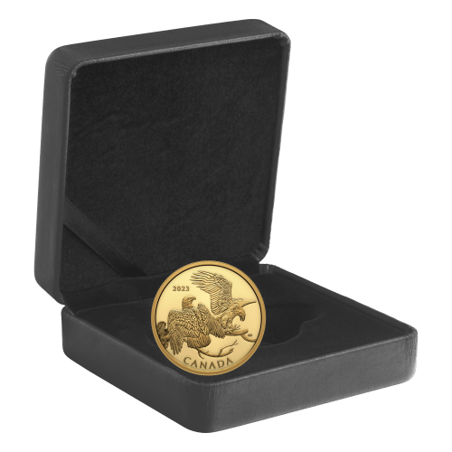 Pièce 1 once d'or L'admirable Pygargue à tête blanche 2023 | Monnaie royale canadienne