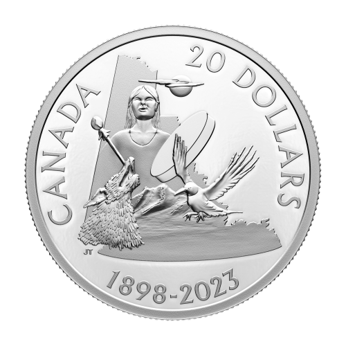 1 oz 2023 125th Anniversary of Yukon Silver Coin | Royal Canadian Mint