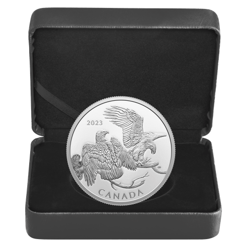 2 oz 2023 The Striking Bald Eagle Silver Coin | Royal Canadian Mint