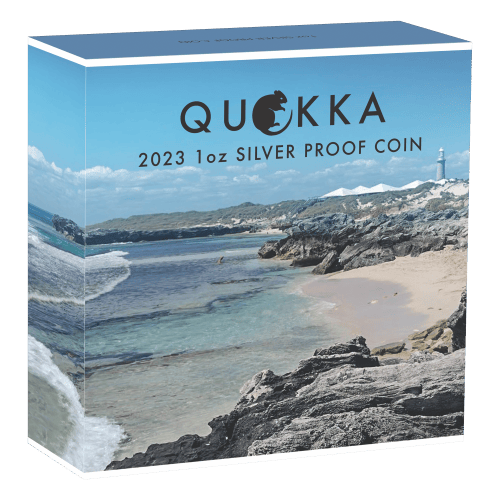 1 oz 2023 Australian Quokka Coloured Silver Coin | Perth Mint