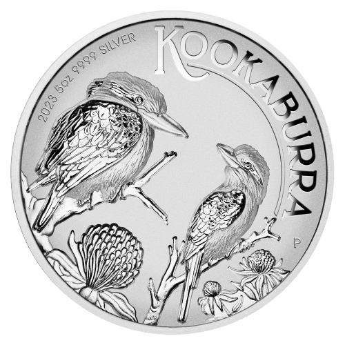 5 oz Australian Kookaburra Silver Incused Coin | Perth Mint