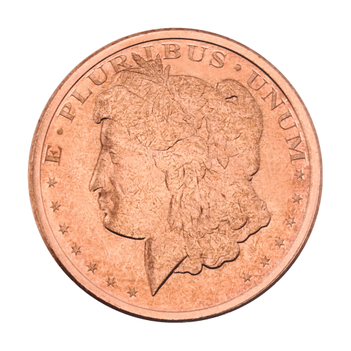 1 oz Morgan Dollar Copper Round