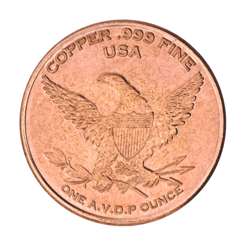 1 oz Velociraptor Copper Round