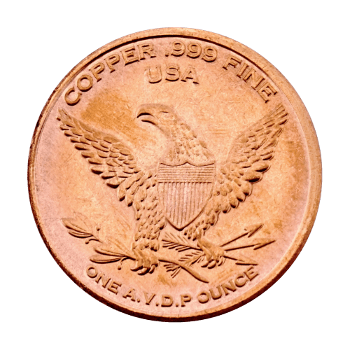 1 oz Moose Copper Round
