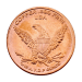 1 oz Moose Copper Round