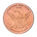 1 oz Prospector Copper Round