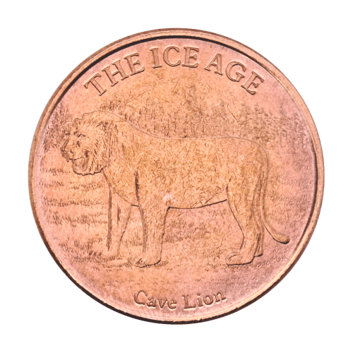 1 oz Cave Lion Copper Round