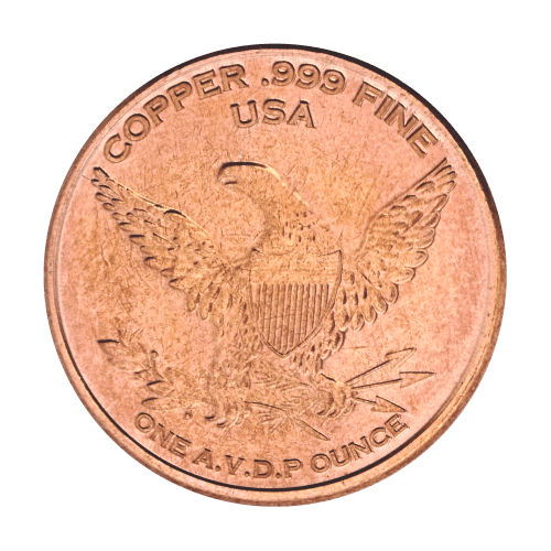 1 oz Cave Lion Copper Round
