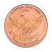 1 oz Cave Lion Copper Round