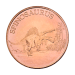 1 oz Spinosaurus Copper Round