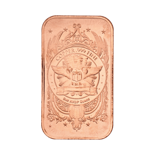 1 oz Statue of Liberty Copper Bar