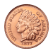 Ronde 1 once de cuivre centime Tête d'Indien