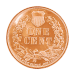 Ronde 1 once de cuivre centime Tête d'Indien
