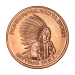 1 oz Sitting Bull Copper Round