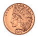 1 oz 1907 Indian Copper Round