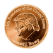 1 oz Donald Trump Profile Copper Round