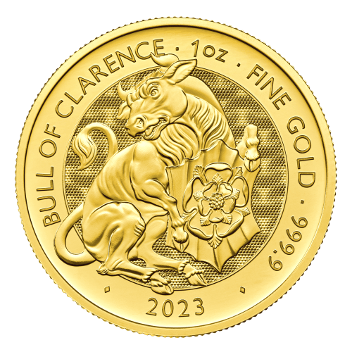 1 oz 2023 Tudor Beasts: The Black Bull of Clarence Gold Coin | The Royal Mint