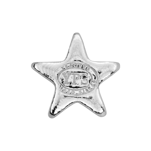 Étoile 1/2 once d'argent | Yeager's Poured Silver
