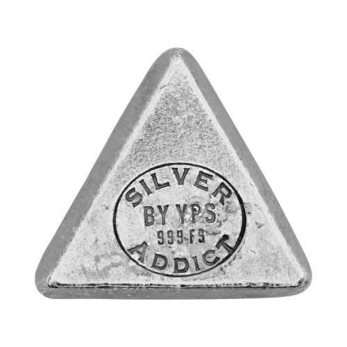 Morceau 1 once Silver Addict 2023 | Yeager's Poured Silver