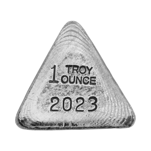 Morceau 1 once Silver Addict 2023 | Yeager's Poured Silver